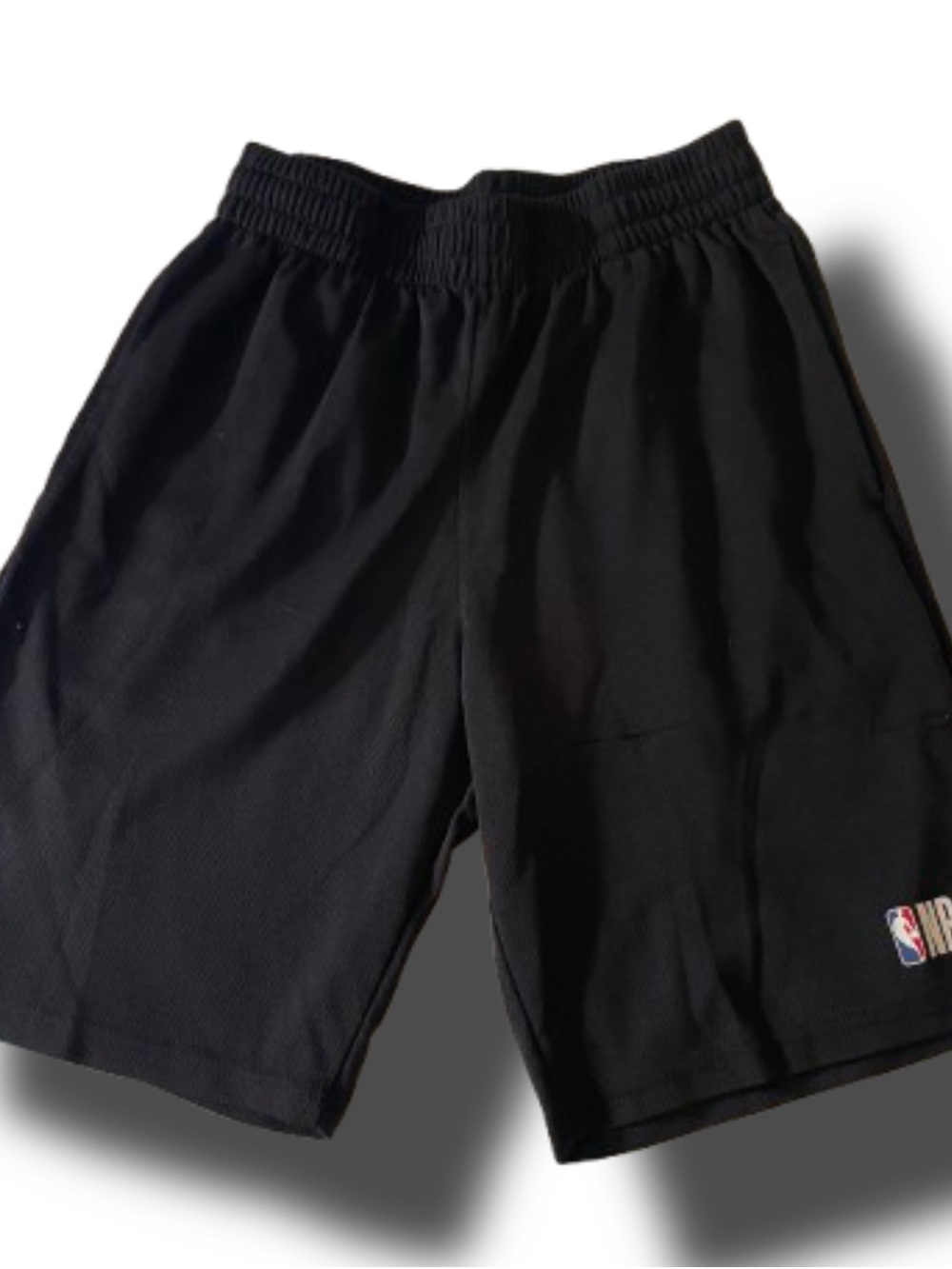 NBA Black Mesh Athletic Men's Shorts with Logo